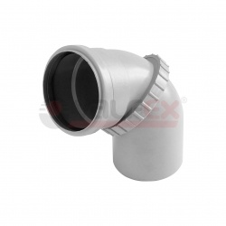 Отвод 110 (30) универсальный поворотный Valfex