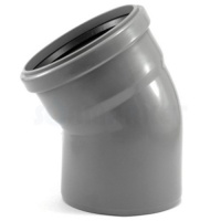 Отвод 110/30° канализационный Valfex