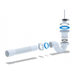 Сифон Е115 для душевого поддона Ани
