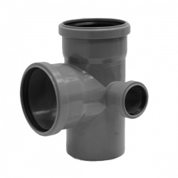 Крестовина 110x110x50/90° двухплоскостная правая канализационная Valfex