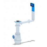 Сифон А0140S для мойки Ани с переливом