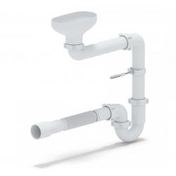 Сифон DR5015 для умывальника Ани с разрывом струи со смещением