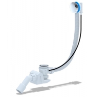 Сифон EM361 для ванны АНИ 1 1/2*40 Бриг полуавтомат с вып и переливом с трубой 40*50