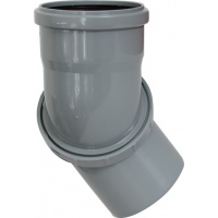 Отвод 50 универсальный поворотный канализационный Valfex