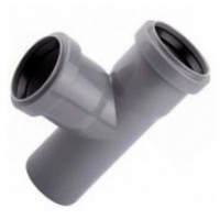 Тройник 32х32/90° канализационный Valfex