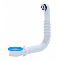 Адаптерное кольцо с круглым вертикальным переливом длина резьбы 22мм Ани Пласт