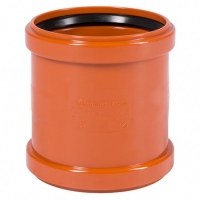 Муфта 200 двойная для наружной канализации Ostendorf