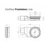 Душевой трап Pestan Confluo Frameless Line 750