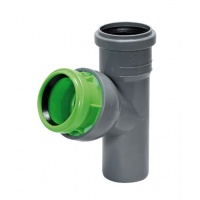 Тройник 50х50 регулируемый 48-88° град для внутренней канализации Valfex