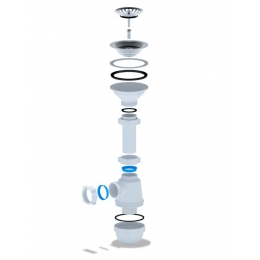 Сифон A0150 для мойки АНИ Грот 3 1/2"*40