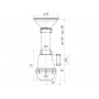 Сифон A0150 для мойки АНИ Грот 3 1/2"*40