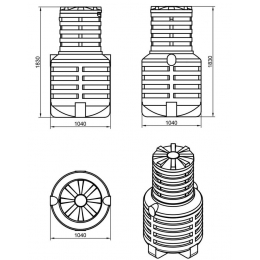 Подземная емкость питьевой воды ДПВ 1200