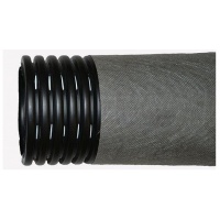 Дренажная труба ПНД с геотканью ф110 (50м.) Политэк