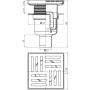 Трап вертикальный  50 (150х150) TA5712 Ани Пласт