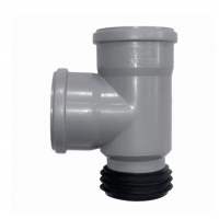 Тройник 110х110 угол 96° канализационный восстановитель раструба