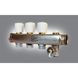 Коллектор регулируемый 1х3/4 с 3 отводами Giatti