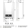 Газовый котел 14кВт BAXI ECO Nova 14F конвекционный, двухконтурный