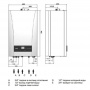 Газовый котел 24кВт BAXI ECO Nova 24F конвекционный, двухконтурный