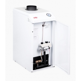 Газовый котёл 12,5кВт Очаг КСГВ-12,5 Е энергонезависимый, двухконтурный, напольный