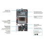 Газовый котёл 24кВт BAXI ECO 4S 24 F конвекционный, двухконтурный