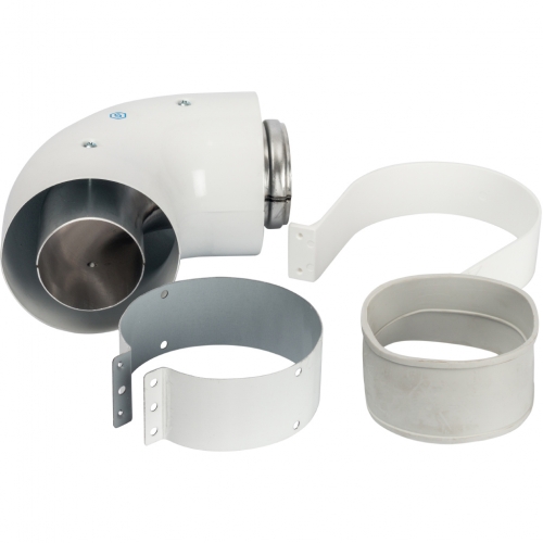 Угол коаксиальный Stout 60/100 90* (Vaillant, Protherm NEW) купить в интернет магазине Санрай73