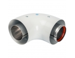 Угол коаксиальный Stout 60/100 90* (Vaillant, Protherm NEW)