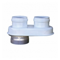 Адаптер 60/100 м/м универсальный для раздельной системы на 80/80