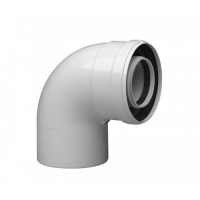 Угол коаксиальный 125/80, 90* НТ Baxi