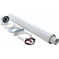 Дымоход коаксиальный Fondital  60/100мм-L100 (для TFS)