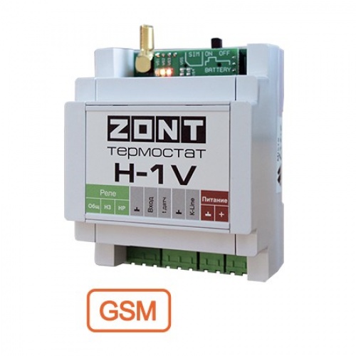 GSM-термостат ZONT H-1V на DIN-рейку купить в интернет магазине Санрай73