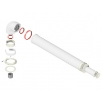 Дымоход универсальный коаксиал 0,75м (60/100) АНТИЛЕД (кроме Immergas, Navien DeLuxe 75/100 стар.)