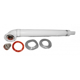 Дымоход универсальный коаксиал 60/100мм-0,75 код PT-0,75 (Navien Coaxial, Protherm, Bosch, Buderus)