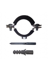 Крепление трубы к стене с резиновым уплотнителем (195-205) 8