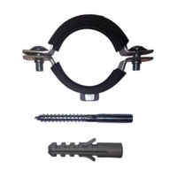 Крепление трубы к стене с резиновым уплотнителем (195-205) 8