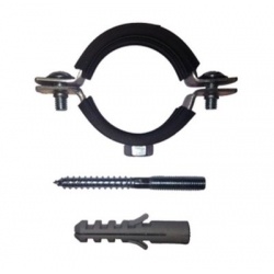 Крепление трубы к стене с резиновым уплотнителем (195-205) 8