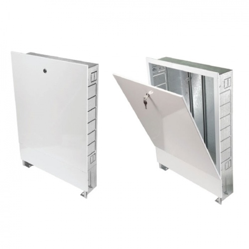 Шкаф коллекторный Wester ШРН-2, до 4 выходов, наружный с накладной дверцей купить в интернет магазине Санрай73