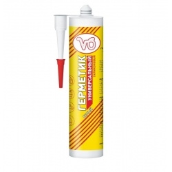 Герметик силиконовый универсальный V6 260мл белый