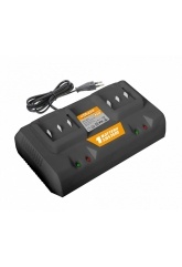 Зарядное устройство Sturm 1BatterySystem 18 В, 2 x 4 А для двух батарей