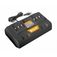 Зарядное устройство Sturm 1BatterySystem 18 В, 2 x 4 А для двух батарей