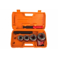 Резьбонарезной набор, 4 клуппа (1/2, 3/4, 1, 1 1/4 + трещотка) Sturm!