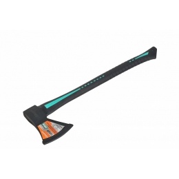 Топор 1000 г. кованный боек, удлинен. полностью обрезин. рукоятка, Sturm!