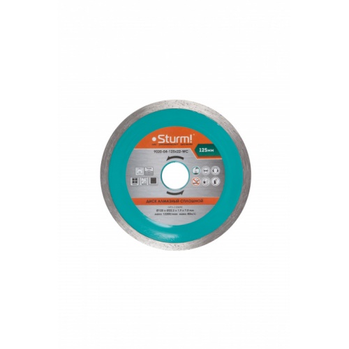 Алмазный диск, влажная резка, непрерывный 125мм 9020-04-125x22-WC Sturm! купить в интернет магазине Санрай73