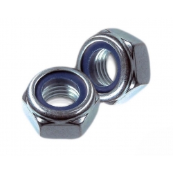 Гайка М 10 DIN 985 с нейлоновым кольцом