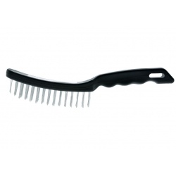 Щетка 5-ти рядная, оцинкованная стальная щетина, пластиковая рукоятка, СОЮЗ