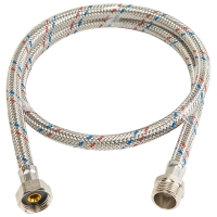 Гибкая подводка д/воды 1,8 м г/ш сталь