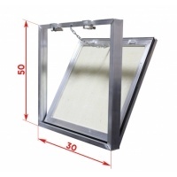 Люк 50 х 30 невидимка Luker Д съемный