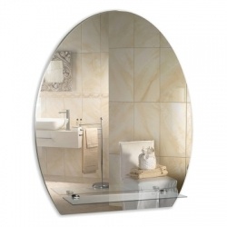 Зеркало Mixline Уют 490*580 с полкой