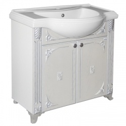 Тумба Mixline Людвиг 80 патина серебро под умывальник Классик-80