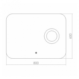 Зеркало Mixline Лиза 800*600 (ШВ) сенсорный выключатель