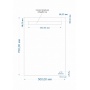 Зеркало Cersanit LED 010 base 50*70, с подсветкой (KN-LU-LED010*50-b-Os) 